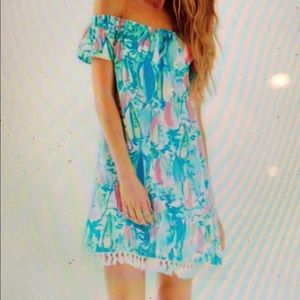 Lilly Pulitzer Marble Dress Beach and Bae XXS